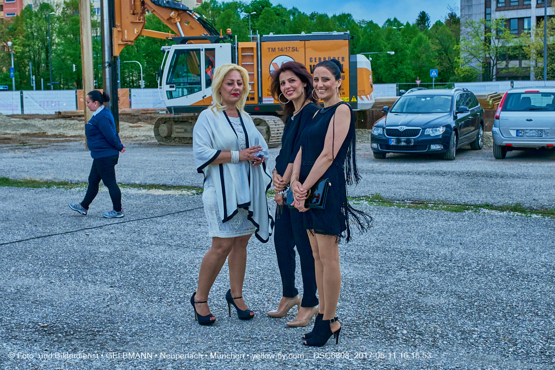 11. Mai 2017 - Grundsteinlegung für die LOGE und dem Kulturquadrat in Neuperlach